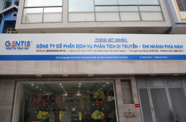 Trung tâm xét nghiệm ADN Gentis tại Tp Hồ Chí Minh